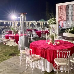 Elegant catering setup by The Basil Kitchen